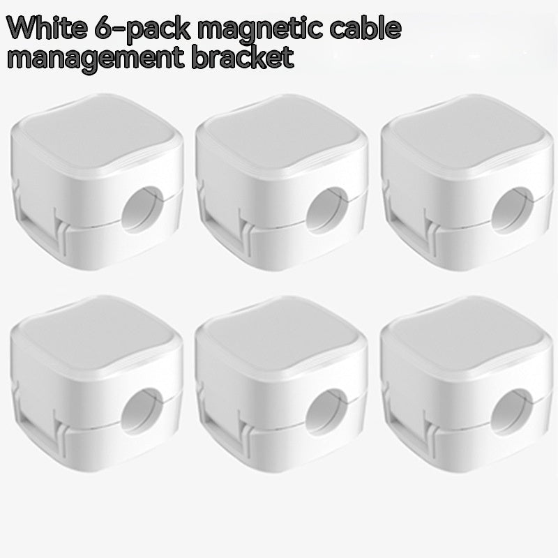 Magnetic Cable Clips - Under-Desk Cord Organizer
