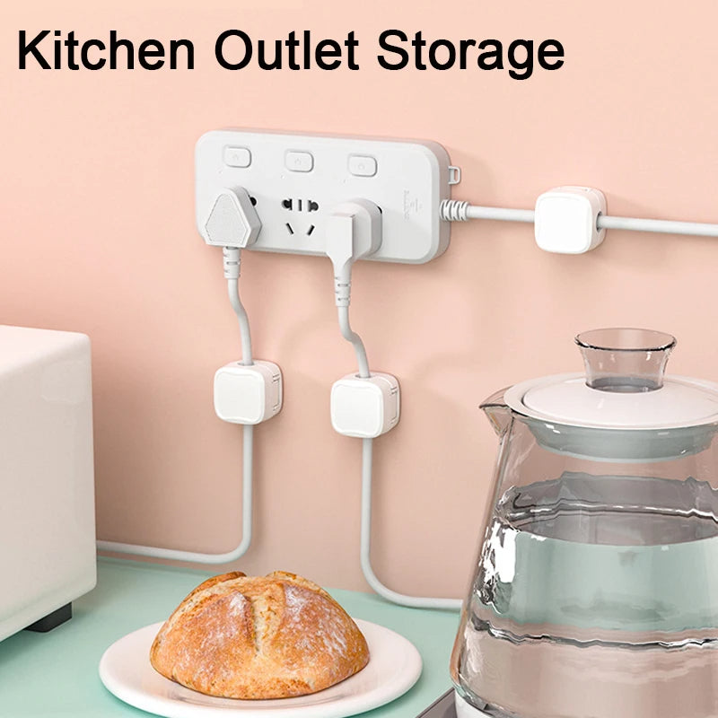 Magnetic Cable Clips - Under-Desk Cord Organizer
