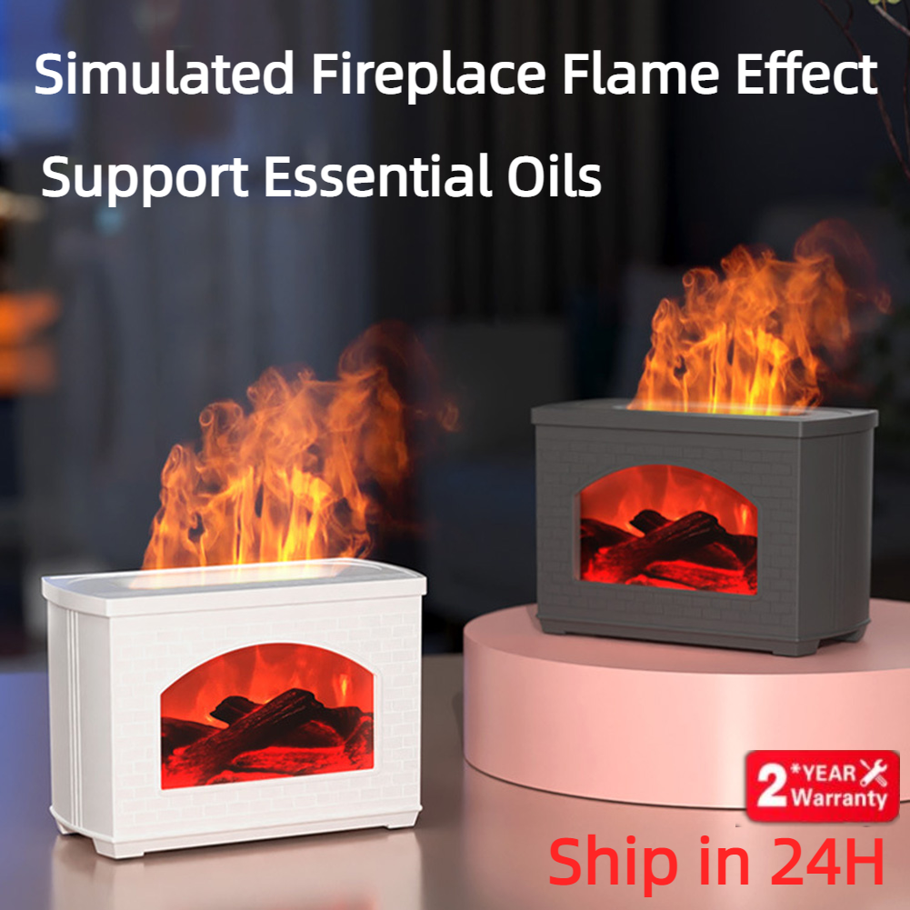 Flame-Effect Aroma Oil Diffuser & Humidifier
