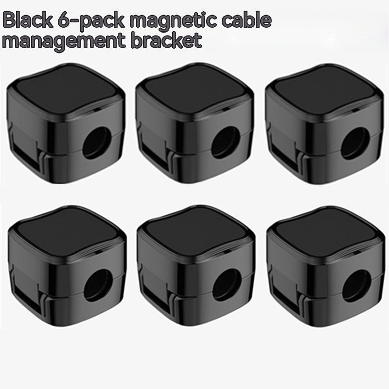 Magnetic Cable Clips - Under-Desk Cord Organizer