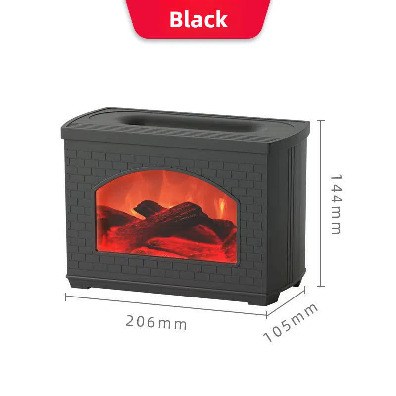Flame-Effect Aroma Oil Diffuser & Humidifier